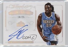 2014-15 Panini Flawless Super Signatures 18/25 Kenneth Faried #KFSS Auto 0m0