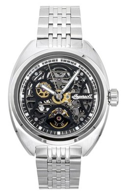 Ingersoll The Wrangler Automatic Schwarz Zifferblatt Casual I16901 50M Herrenuhr
