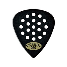 10-pack PICKBOY POS-A-GRIP PICK Black 0.50mm Guitar Picks