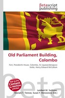 Lambert M. Surhone (U. A.) | Old Parliament Building, Colombo | Taschenbuch