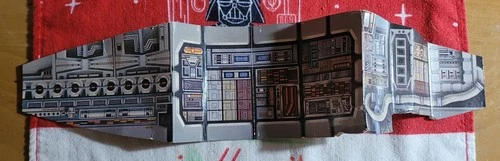 vintage 1977 Kenner Star Wars Millenium Falcon interior cardboard panel