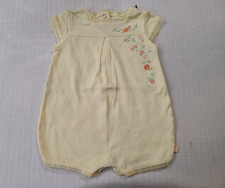 Vintage Carters Infant Baby Girls Size 6 Months Bubble Romper Yellow