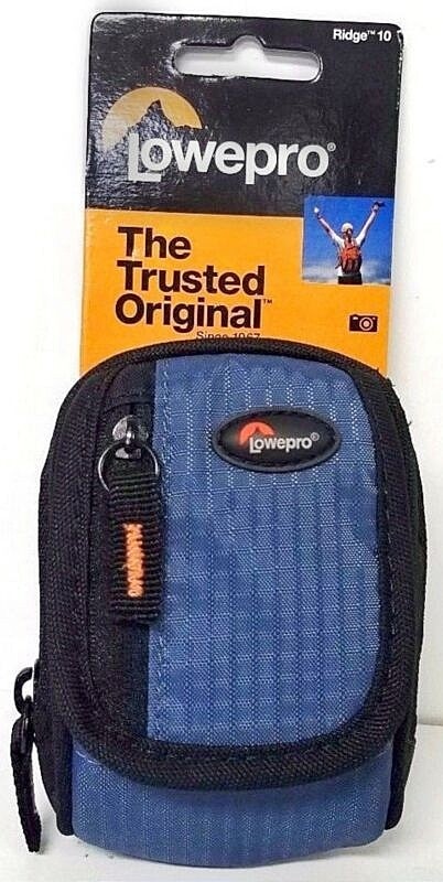 NEW Lowepro Ridge 10 ARCTIC BLUE/BLACK Digital Camera Pouch Shoulder compact bag