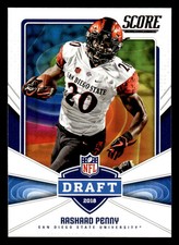 2018 SCORE RASHAAD PENNY 30 MINT RC NFL DRAFT FOOTBALL SAN DIEGO STATE AZTECS