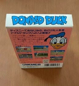 NES Donald Duck Famicom Software Kemco JPN Vintage Limited Edition Rare Video Ga
