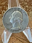 1961 D   D/D ERROR Washington Quarter 90% Silver   # NR104