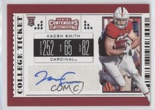 2019 Panini Contenders Draft Picks College Ticket Kaden Smith #155 Auto fm0