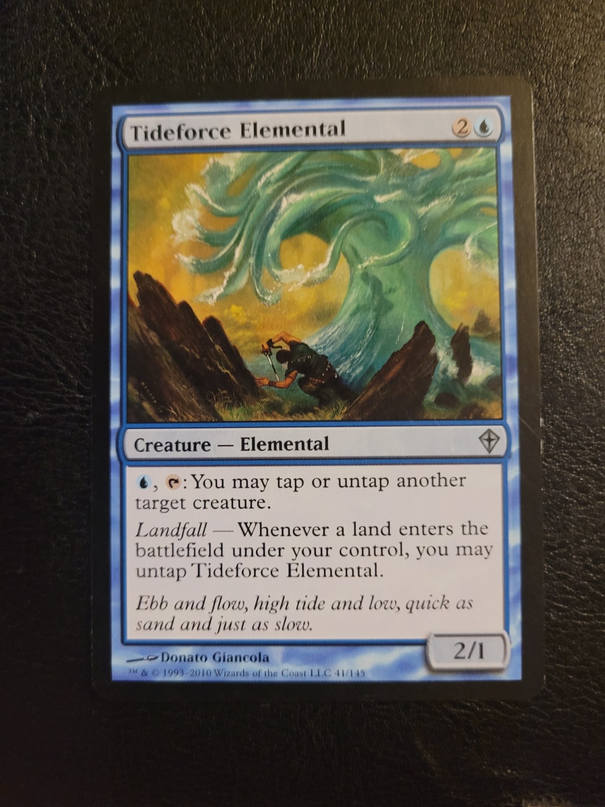 Worldwake Tideforce Elemental MTG Magic the Gathering Blue Uncommon LP
