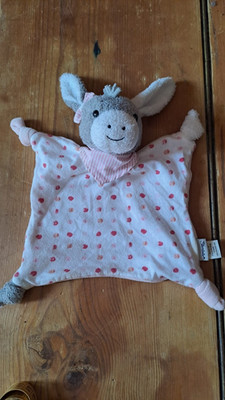Sterntaler Esel Emmi Schnuffeltuch weiß rosa Schmusetuch Kuscheltuch