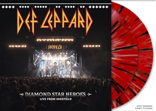 Def Leppard - Diamond Star Heroes Live From Sheffield - Vinyl Record Bla - G3Z-image