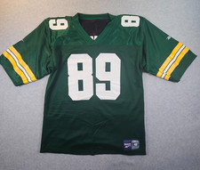 Vtg Green Bay Packers Jersey Sz 48 #89 Mark Chmura Reebok Reversible NFL Retro