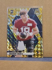 2025 Panini Mosaic - Rookies Graham Mertz #392 Reactive Yellow Mosaic Prizm (RC)