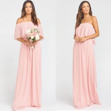 Show Me Your Mumu Hacienda Maxi Dress Rosebud XXS Women's Pink Bridesmaids Dress