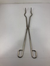 Vintage Metal Tongs Lock Joint Crucible Labor...