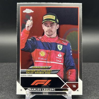 Charles Leclerc 167 2023 Chrome Topps F1 Card