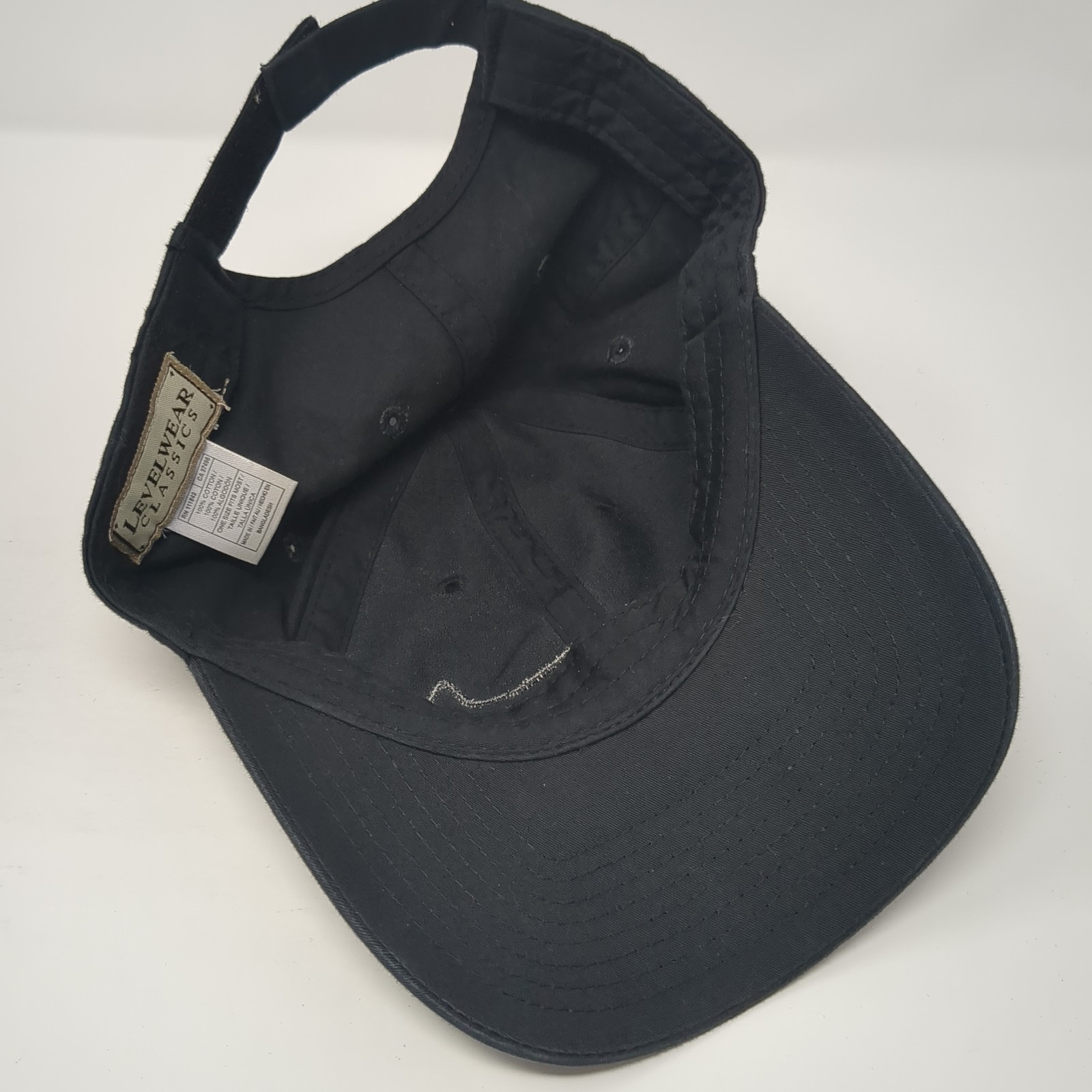 Level Wear Classics Strapback Baseball Cap Black … - image 6