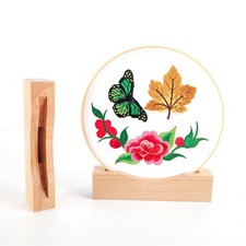 Embroidery Frames for Display 3Pack Suitable 7-10IN Frame, Wood color