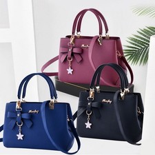 Women Lady Leather Handbag Shoulder Messenger...