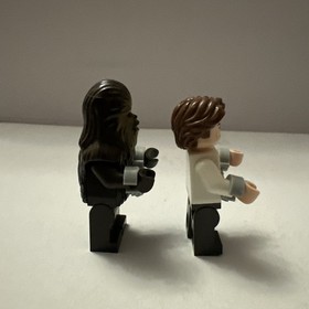 Han Solo & Chewbacca Lego Star Wars ROTJ 75174 Minifigures Jabbas Skiff