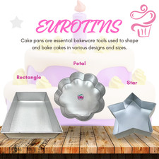 EUROTINS Premier Cake Baking Pans Combo - Pick Any 3 Shapes!