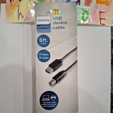 Philips USB 2.0 Device Cable - 6ft