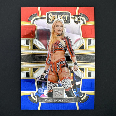 2024 Panini Select WWE - Concourse Red & Blue #8 Karmen Petrovic