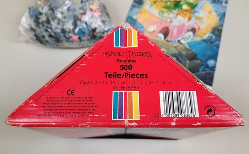 Puzzle Heye Marino Degano Sunshine 500 piezas rompecabezas triangular vintage de 1993 EXCELENTE - Imagen 7 de 8