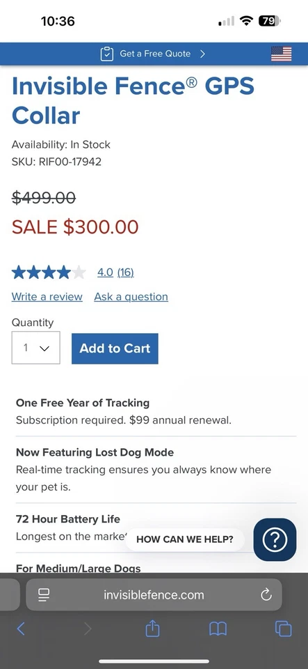 Cerca invisible GPS cerca collar para perro límite de contención inalámbrico NUEVO sin abrir Foto 2 de 3
