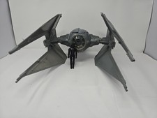 Vintage Star Wars TIE INTERCEPTOR 1978 W/ Darth Vader 1977 Figure Kenner AS-IS