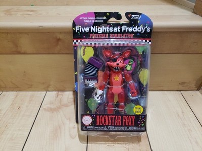  Rockstar Foxy  FNAF Funko Action Fig Five Nights At Freddys Pizza Simulator New