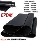 Schwarze EPDM-Gummiplatte Dichtung Matte Gummi Platten 1/1.5/2/3/4/5/6mm Dicke