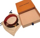 Authentic Louis Vuitton Spain  Reversible Women’s Belt 75/30 Box /Dust Bag M9498 — photo 1