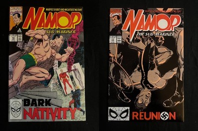 Namor the Sub-Mariner #10 #11 (1990) John Byrne, Invaders Lot