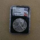 American Eagle 1986-S ANNA CABRAL SIGNED 1 oz Silver Business Strike NGC MS69
