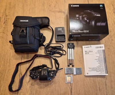 Canon PowerShot G5 X Kompaktkamera mit großem Zubehörpaket