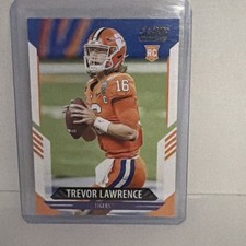 2021 Panini Trevor Lawrence Rookie Card. rookie card picture