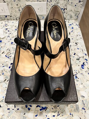 cole haan nike air peep toe wedge