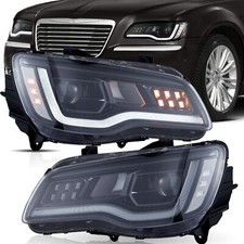 Vland Head Lights Fit 2011-2023 Chrysler 300 Led Front Lamps Wstartup Animation Vland Head Lights Fit 2011-2023 Chrysler 300 Led Front Lamps Wstartup Animation