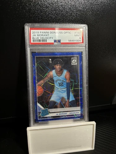 Ja Morant 2019-20 Donruss Optic Blue Velocity Rated Rookie RC #168 