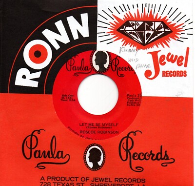 Roscoe Robinson:Let me be by myself/Yesterday Is Gone Tomorrow Is Too Late:Paula