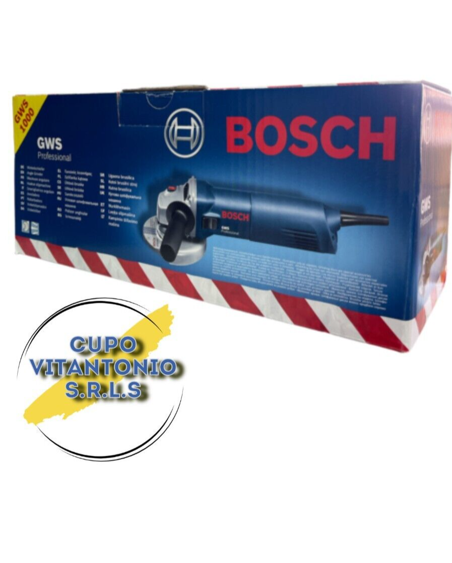 Smerigliatrice angolare/Flex 125mm 1000W Bosch - GWS 1000 Professional 220-240V