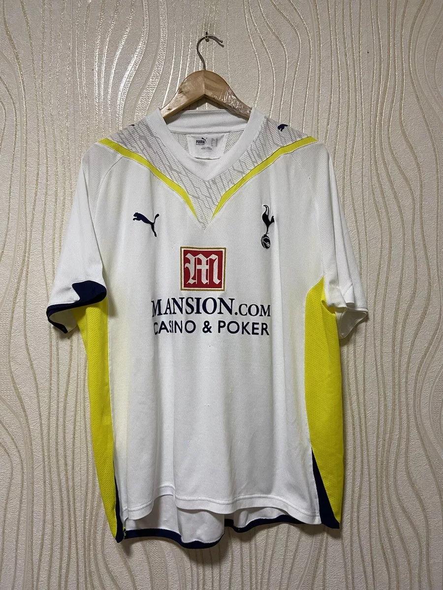 Tottenham Hotspur Home football shirt 2009 - 2010. Sponsored by Mansion