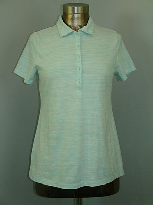 Croft & Barrow Womens Size S (35) Blue Short Sleeve Classic Polo Shirt 230-18062 | eBay
