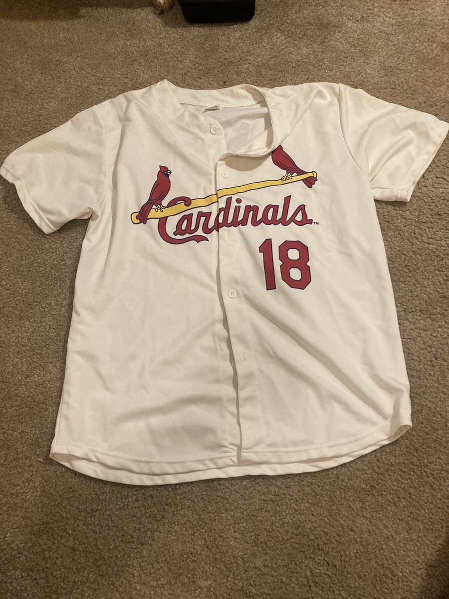 MLB セントルイス・カーディナルズ XL St Louis Cardinals Mike Shannon #18 SGA Jersey Off White MLB Men's