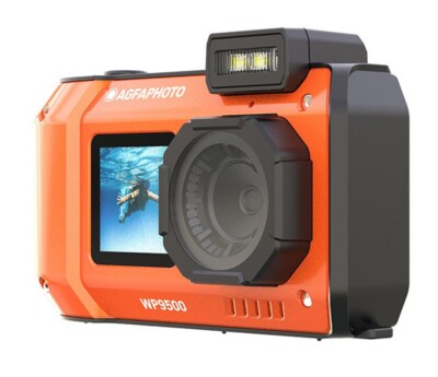Agfa Photo Realishot WP9500 wasserdichte Digitalkamera   orangefarben (UK-Bestand) neu in OVP