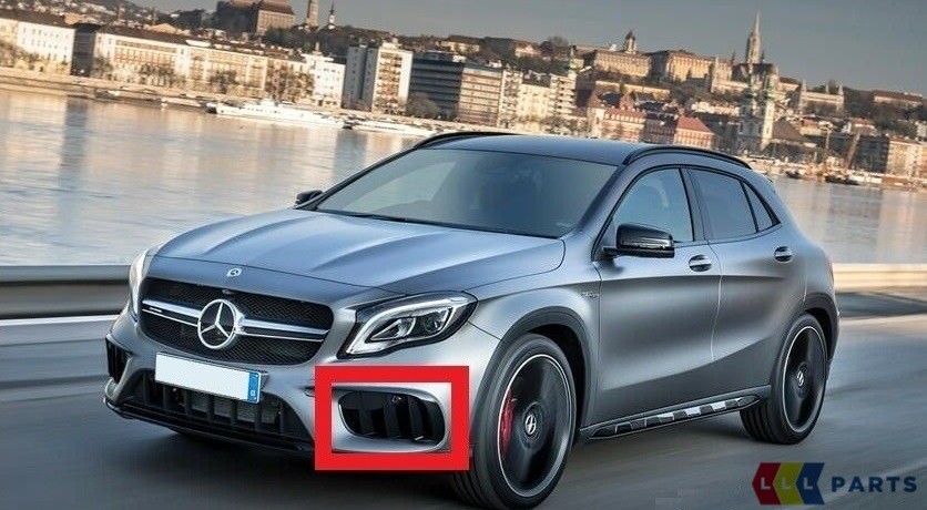 MB GLA X156 AMG Front Bumper Left Grille Cover A1568854001 OEM for  