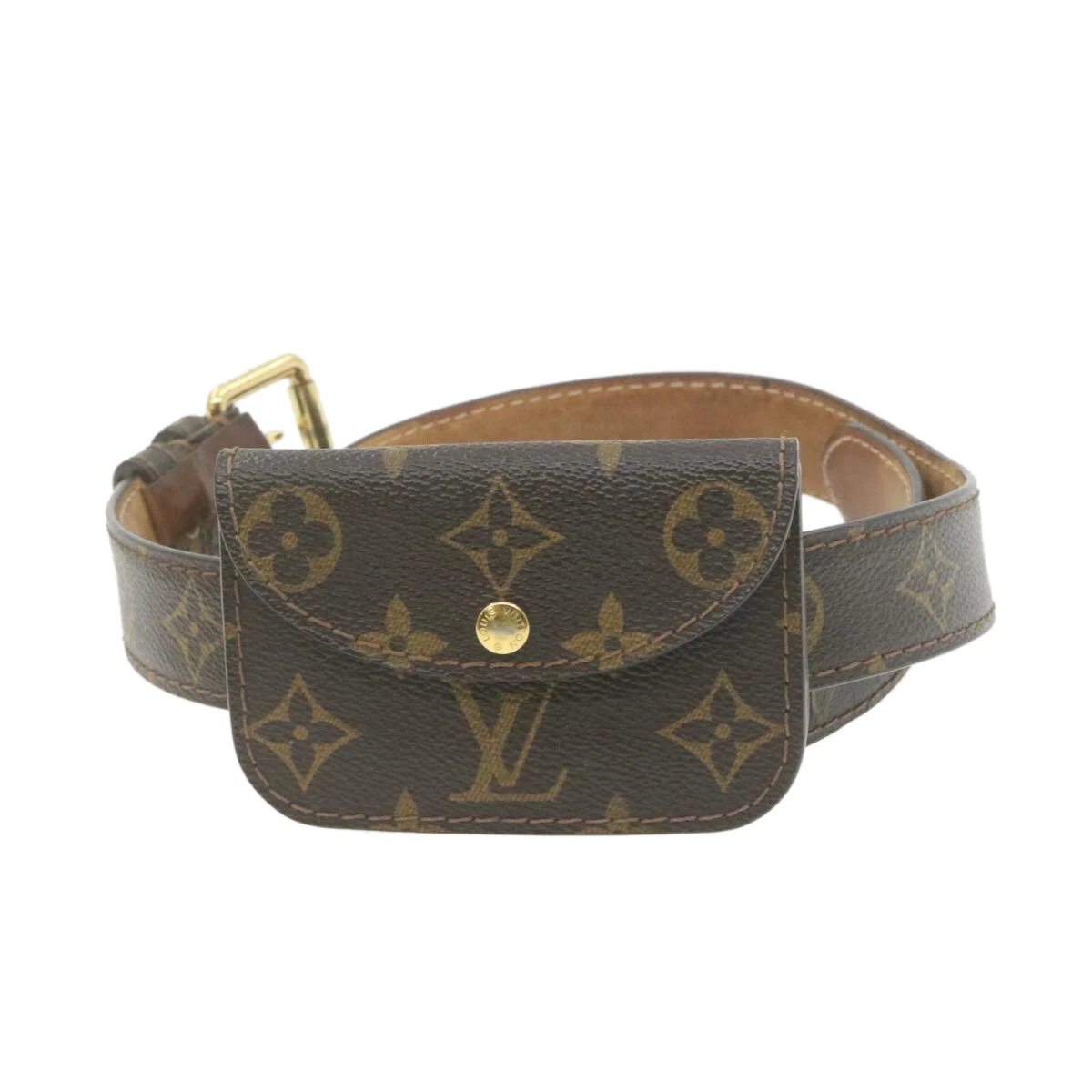 Louis Vuitton Ceinture Pochette LV Monogram Buckle - Brown Belts