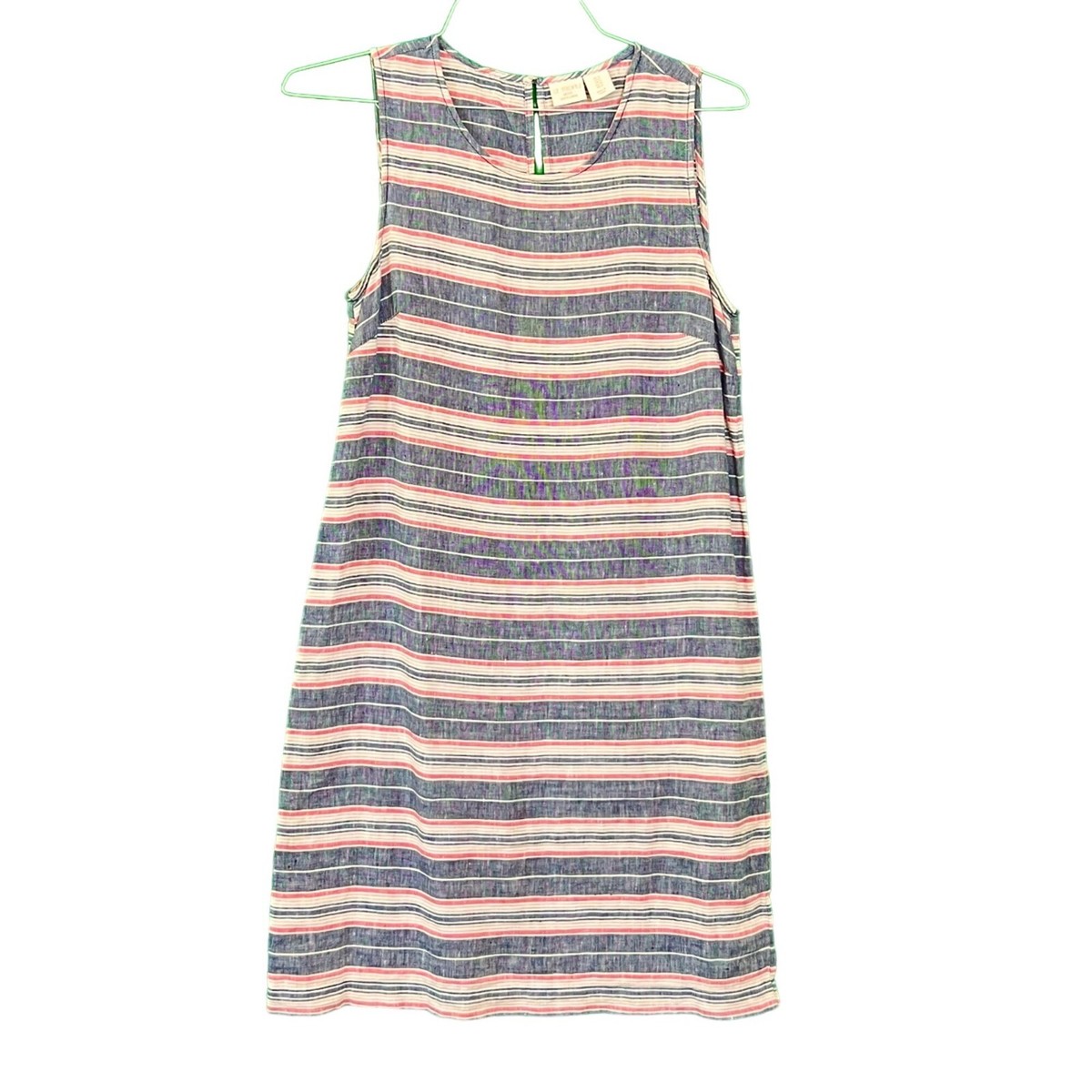 St Tropez West 100% Linen Tank Shift Dress Blue Red Tan Horizontal Stripe Sz 4 | eBay St Tropez West 100% Linen Tank Shift Dress Blue Red Tan Horizontal Stripe Sz 4 | eBay