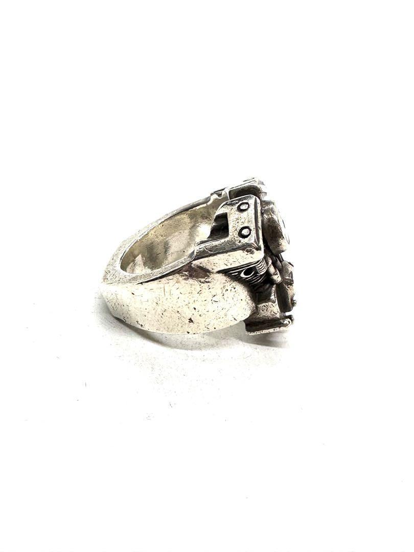 Harley Davidson Evo Engine Sterling Silver Ring Vintage Design | eBay