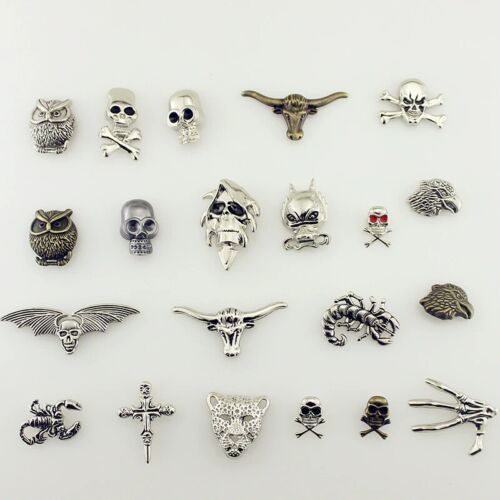 Punk Rock Skull Tacks Animal Spikes For Clothing Studs Rivets For Leather Craft - Picture 1 of 49